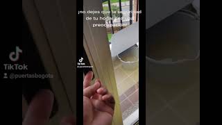 Mantenimiento de puertas ventanas en aluminio y vidrio