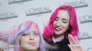 Loreal ColorfulHair техника использования