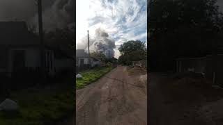 The Armed Forces of Ukraine attacked the Karan railway station in Andreevka. Ammo depot wrecked.