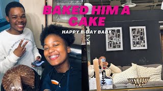 Baked him a cake for his birthday and this happened!👀🫣| first time baking😭|