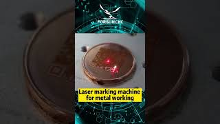 Laser marking machine for metal working