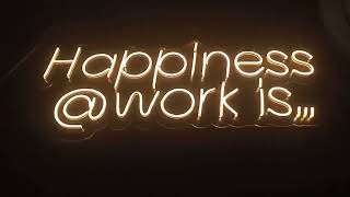 neon led board by easy Print goa, happiness @ work is...