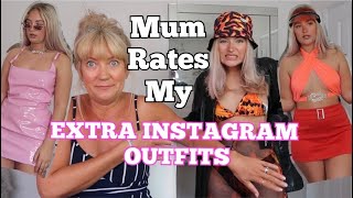 Mum RATES my EXTRA INSTAGRAM OUTFITS!