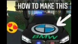 Car simulator to stream how to make BMW logo