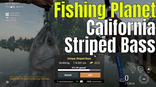 Fishing Planet | California, striped bass