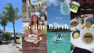 Une journée avec moi à Saint-Barthélemy🪸vlog | Amis St-Barth, Jet ski, La Petite Plage, hair routine