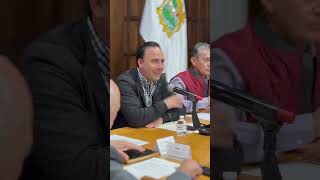 Llevamos a cabo la Mesa de Coordinación Estatal para la Construcción de Paz y Seguridad.