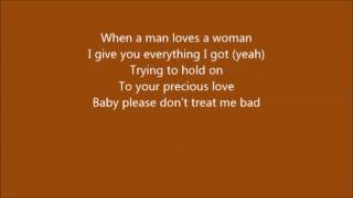 MICHAEL BOLTON LYRICS "When A Man Loves A Woman"