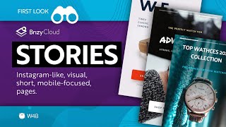 📢 NEW!!! Stories from Brizy Cloud | Instagram-like, visual, content creators and marketers' tool.