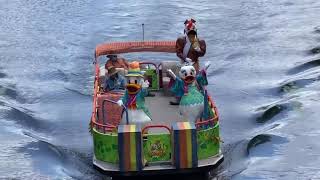 Donald and Daisy Take a Boat Ride Together Disney's Animal Kingdom Cavalcade Walt Disney World