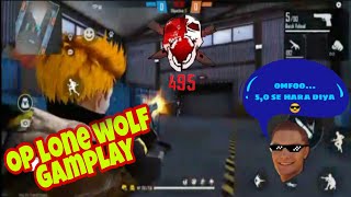 unbelievable LONE WOLF MODE gameplay with (5/0) 😱😱 OPest gameplay ever | RedAim Gamerz | Must Watch