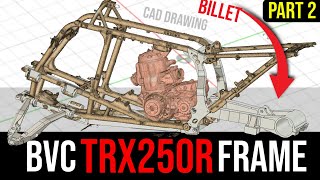 Billet Honda TRX250R Frame Build - Part 2