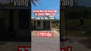 Quá Rẻ Cho Căn Nhà Vườn Ven Nha Trang Rộng 285m2 Chỉ 779tr, đất đường yangbay khánh phú khánh vĩnh