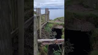 DAY 26 morning. Duntulm Castle. Macarthurs, herrditary pipers to the Macdonalds memorial cairn