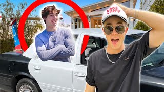 I Arrested Bryce Hall with My Fake Cop Car!