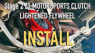 Nissan 370z Stage 2 Z1 Motorsports Clutch + Midweight Flywheel INSTALL !