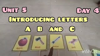 Term 1 Unit 5 Day 4 Introducing sounds for the letters A B C and D/English Ennum Ezhuthum