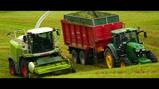 Silaza trave Claas Jaguar 940 vs 8X John Deere x 1X Fendt & 1X Case ih