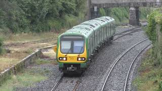 22038 and 207 on Enterprise Services + 4 Piece 29000 Class DMU - Ardee Road, Dundalk (21/8/24)