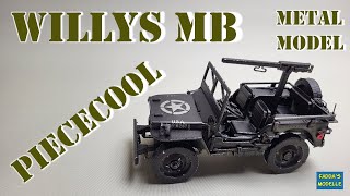 Piececool Willys MB - Metallmodell/metal model - #metalmodels #willysjeep