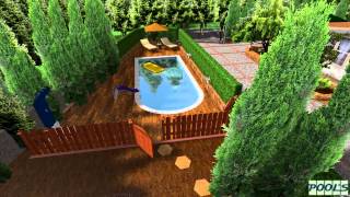 Progettazione 3D piscina privata Caltanissetta 10/02/2015