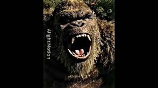 King Kong Edit #monsterverse #movies #gvk #edit