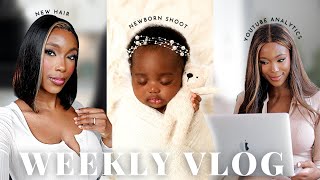 WEEKLY VLOG | Sponsorships, Newborn Shoot, YouTube Analytics & Content Strategy, Unboxing New Mic