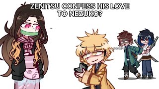 Zenitsu Confess His Love To Nezuko ♥️ |Demon Slayer |KNY| MEME