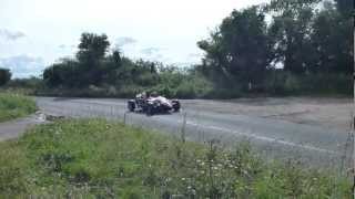 Laverstoke BBC CarFest sport cars driving north of Overton