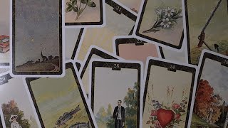 Огляд Lenormand Oracle Cards + Підказка по ситуації 🌺 Обзор Ленорман Ло Скарабео + Подсказка для вас