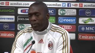 Seedorf prima di Milan-Sassuolo