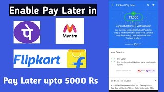 How to use Flipkart pay later in Myntra | Flipkart pay later se Myntra per kaise shopping karein