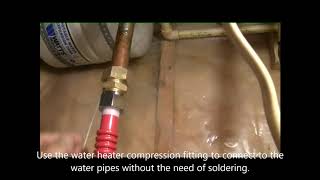 DIY: Easy Installation of Water Heater Without Soldering