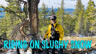 Riding on Slushy Snow | Goldilocks | 2021 Norco Bigfoot 2 | West Bragg Creek |