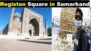 The Most Beautiful Registan Square in Samarkand, Uzbekistan