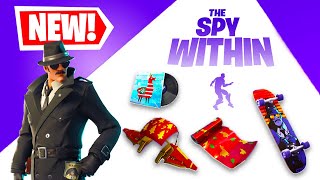 ALL SPY WITHIN LTM CHALLENGES + REWARDS! | SEASON 5 (Fortnite Battle Royale)