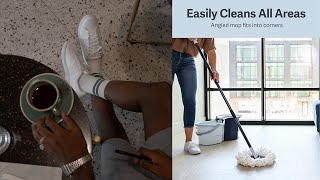 How to Use a Wet Mop & Flat Mop for Floor Cleaning