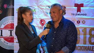 Ismael Pineda “El Indomable” .... entrevista de Ruth Nicasio, en los Premios Al Talento Latino