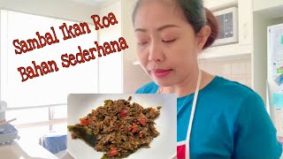 Sambel Ikan Roa bumbu seadanya || #sambelikanroa #sambelikanroamanado