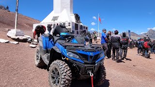 subida Cristo Redentor 2023 Chile en Atv  Cf1000