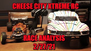 Cheese City Xtreme RC - 2/27/21 - Race Analysis