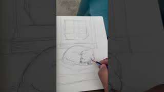 sketching #shorts #drawingtutorial #dog #sketch #trending