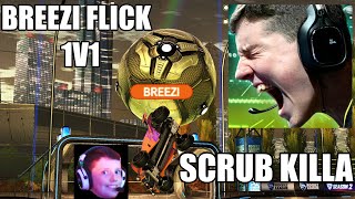 BREEZI FLICK 1V1 VS PRO PLAYER SCRUB KILLA