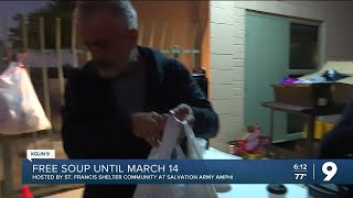 Soup Patrol brings a free warm meal and essentials to the north Tucson community