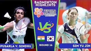 🔴 Virtual SCORE | Pusarla V Sindhu (IND) vs SIM Yu Jin (KOR) | Malaysia Masters 2024 Badminton