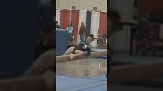 This gymnast sustained a sacral fracture after landing wrongly.