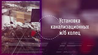 Установка канализационных ж/б колец