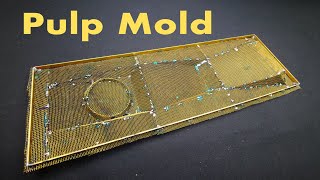 Making a Pulp Mold: Wireless charger #TeamSeas