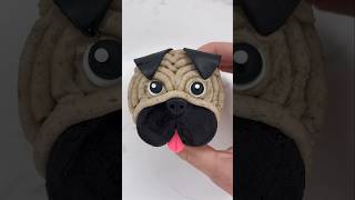 Pug life 🐶 ✌🏼 #cupcake #cupcakedecorating #puglife #cutecupcakes #cakebyrach #shortsfeed