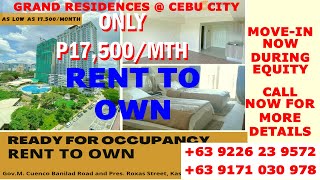 Grand Residences, Rent to Own Condo Near Cebu IT Park Great Location w GREAT RETURNS   #7 (#Shorts)